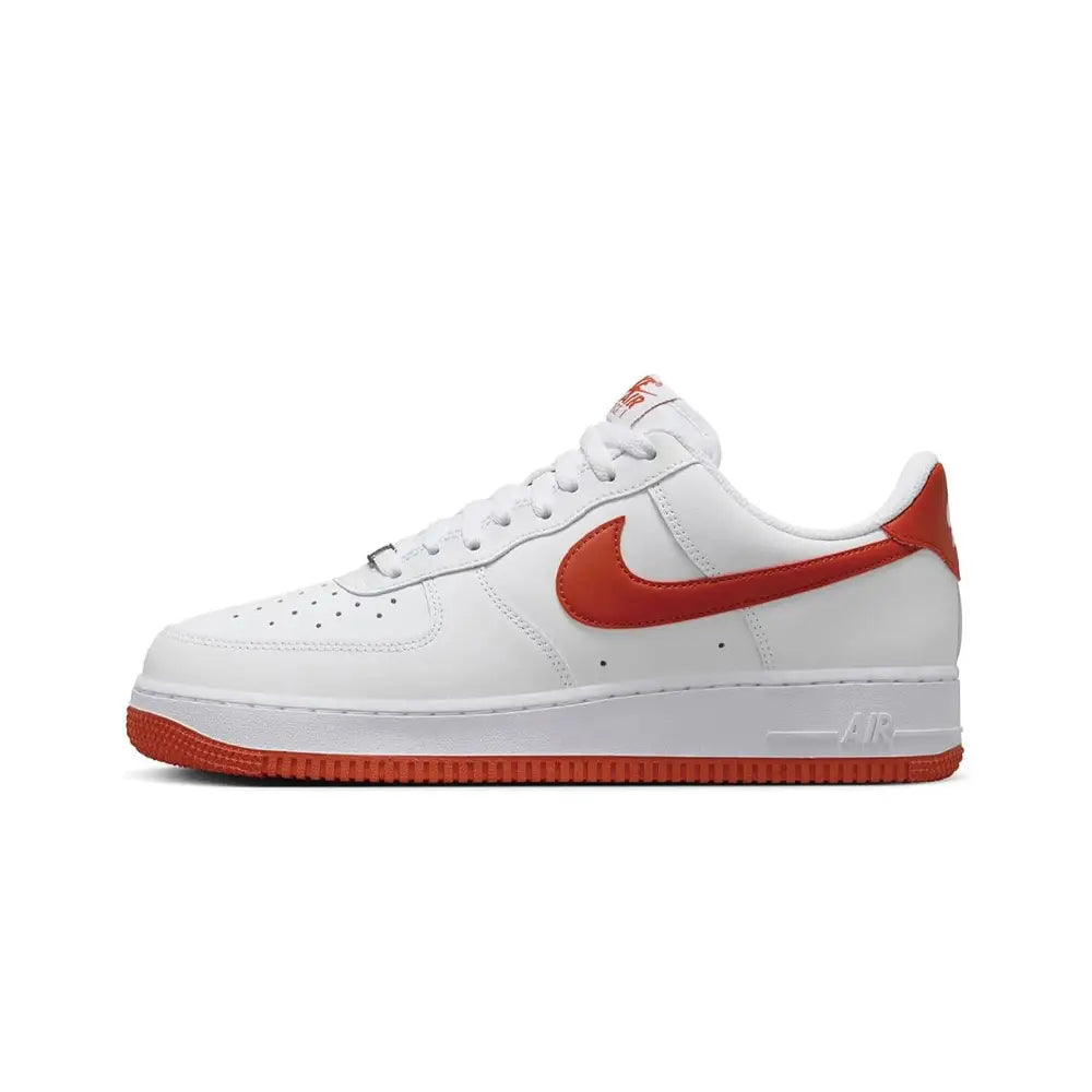 Air force 1s white and red on sale