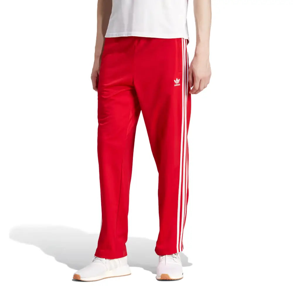 Adidas track suit red best sale