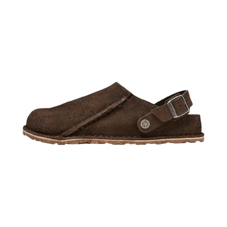 BIRKENSTOCK Lutry Premium Espresso Suede Slipper 1025328