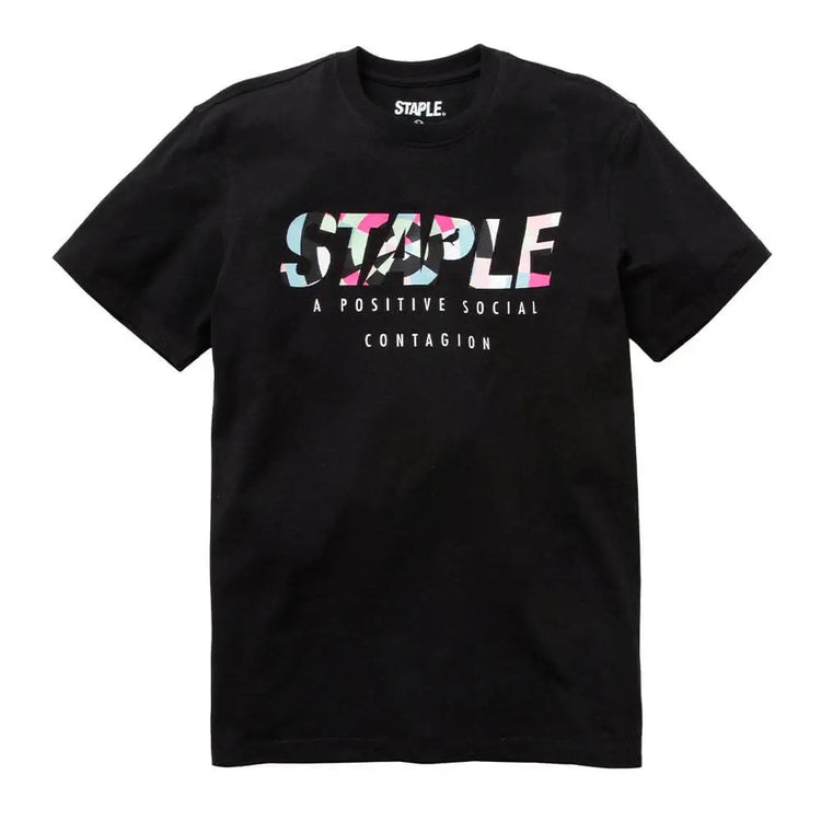 STAPLE Chromatic Logo Tee Spr.21 2021121010000059-BLK