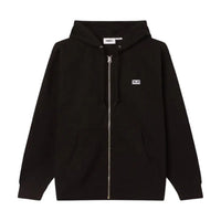 OBEY Established Works Eyes Zip Fleece Hoodie 22MC0000031E-BLK