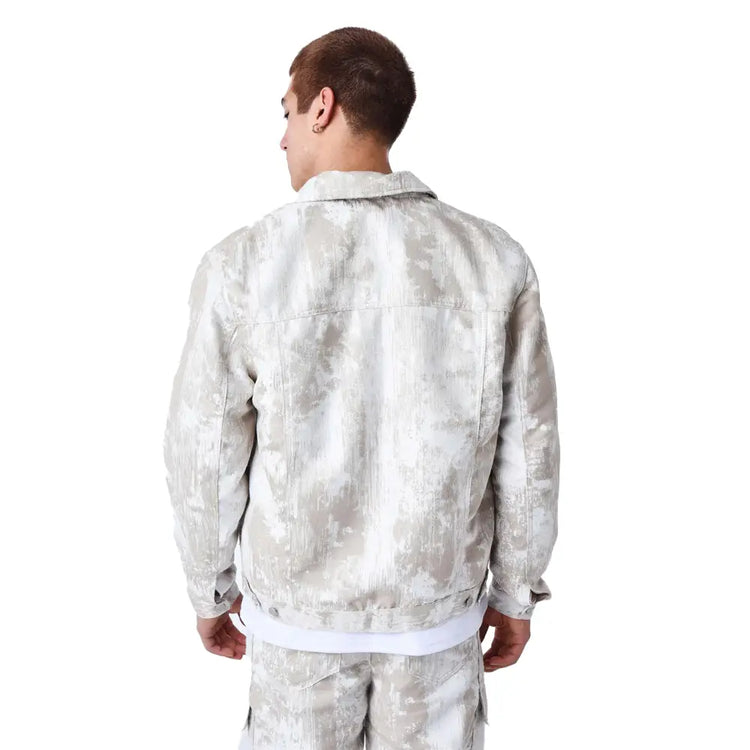 PXP - PROJECT X PARIS Abstract Canvas Pocket Jacket 2433142-BG