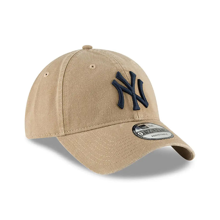 NEW ERA New York Yankees Mlb Core Classic Beige 9Twenty Adjustable Cap 60235283