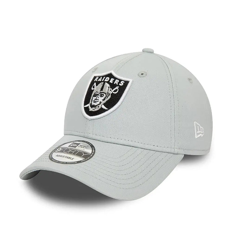 NEW ERA Las Vegas Raiders Nfl Side Patch Grey 9Forty Adjustable Cap 60435130