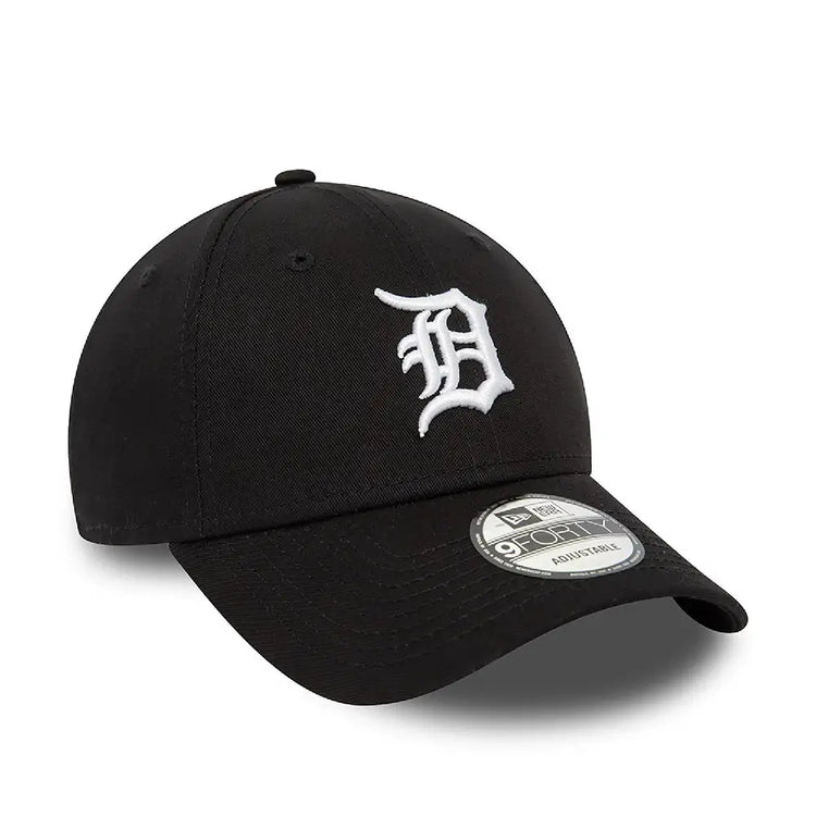 NEW ERA Detroit Tigers League Essential Black 9Forty Adjustable Cap 60435211