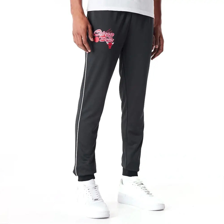 NEW ERA Chicago Bulls Nba Script Black Fleece Track Pant 60564795