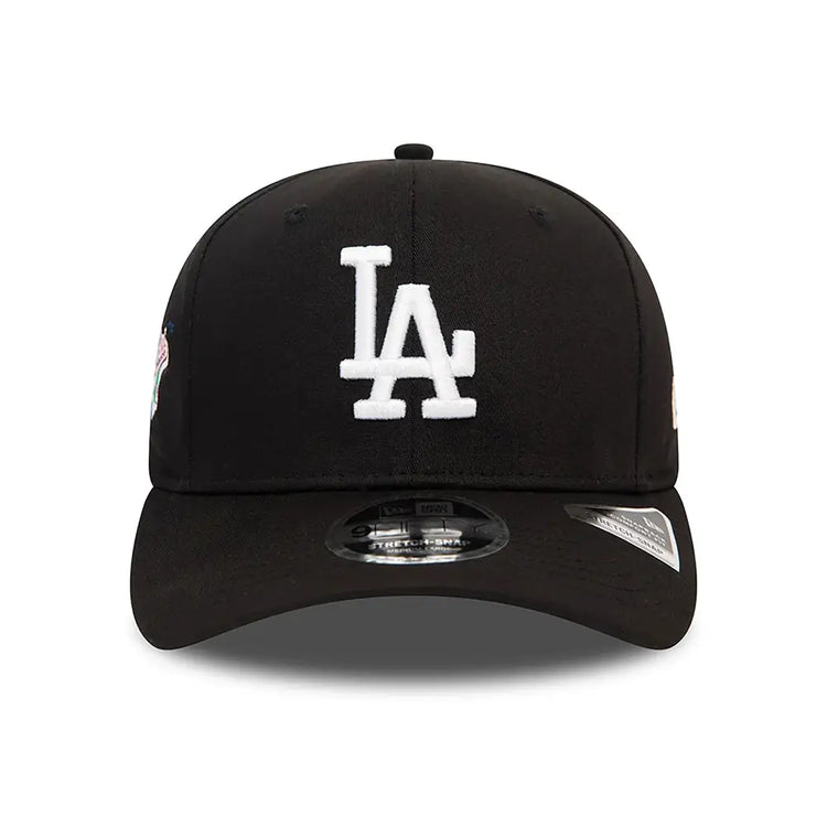 NEW ERA La Dodgers World Series Black 9Fifty Stretch Snap Cap 60565189