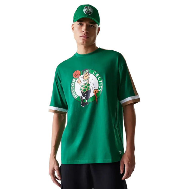 NEW ERA NBA Panel Boston Celtics Oversized T-Shirt Green 60596250