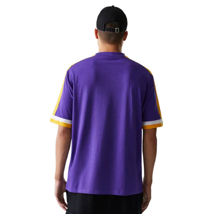 NEW ERA NBA Panel LA Lakers Oversized T-Shirt Purple 60596252