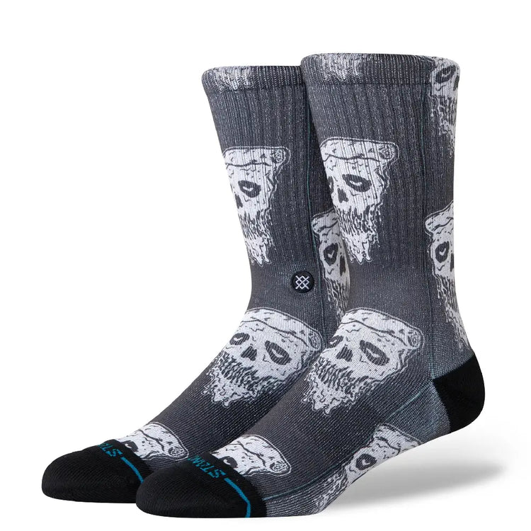 STANCE Pizza Face Crew Socks 62US0000481-WHB