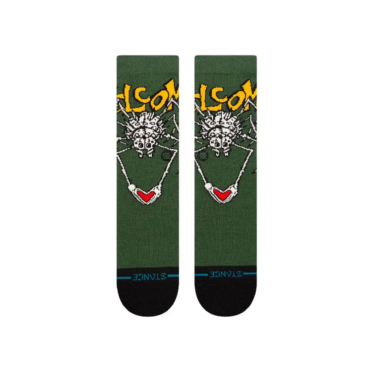 STANCE Welcome Wilbur Crew Socks 62US0000489-WS-GRN