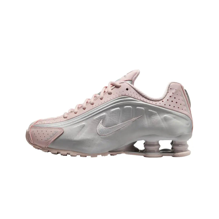 NIKE Shox R4 Barely Rose & Metallic Platinum AR3565-600