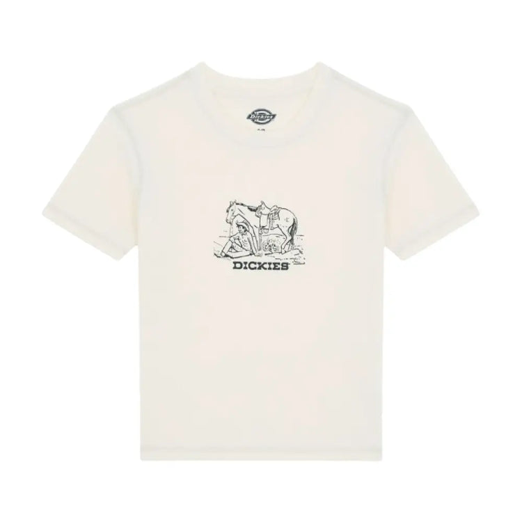 DICKIES Companion Center Logo T-Shirt Whitecap Gray DK0A4Z8KF901