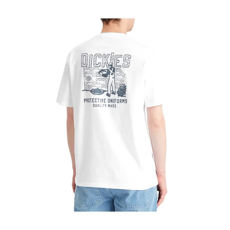 DICKIES Bricklane T-Shirt White DK0A4Z8R0WH1