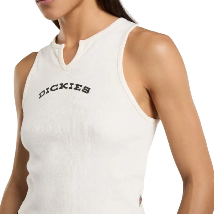 DICKIES V Neck Top White  DK0A8677C481