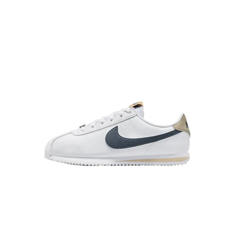 NIKE Cortez White Khaki Thunder Blue GS DM0950-114