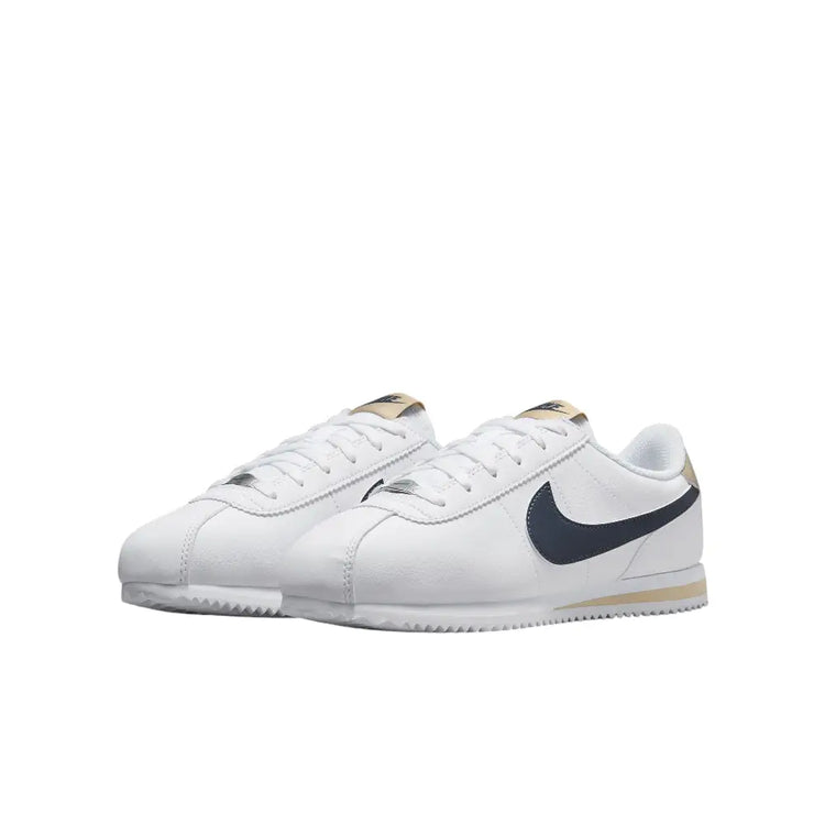 NIKE Cortez White Khaki Thunder Blue GS DM0950-114