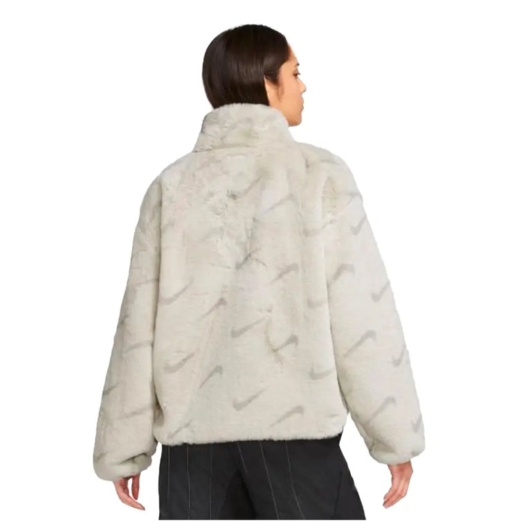 NIKE Sportswear Plush Printed Faux Fur Jacket DQ6842-072