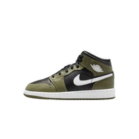 JORDAN Air Jordan 1 Mid Medium Olive (GS) DQ8423-092