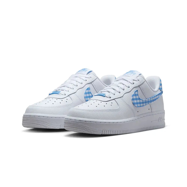 NIKE Air Force 1 '07 Low University Blue Gingham DZ2784-100