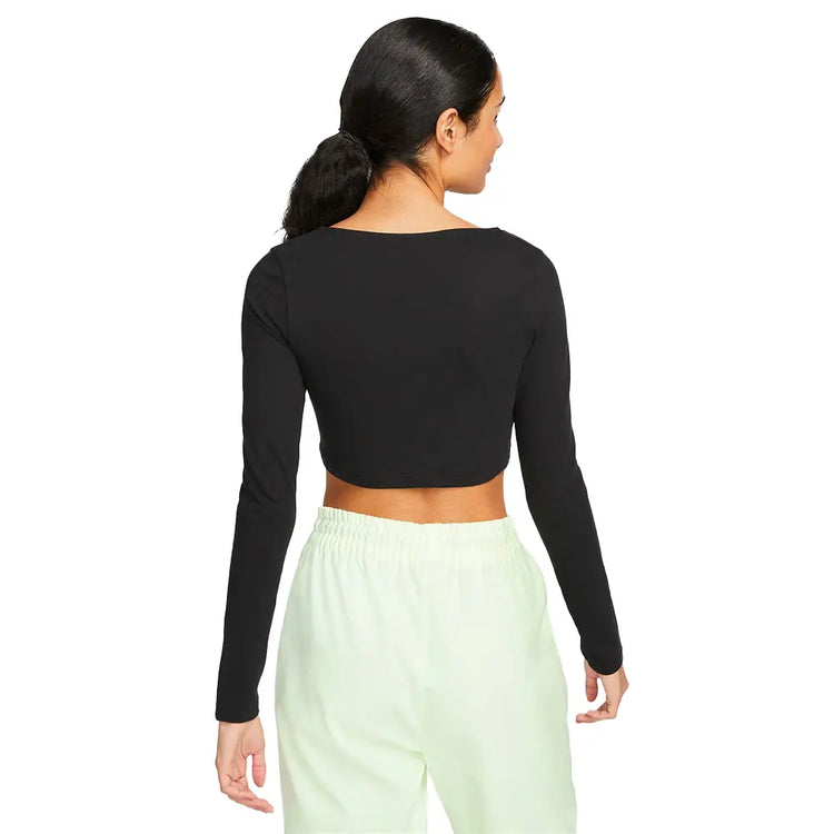 NIKE Sportswear Long-Sleeve Crop T-Shirt FJ5228-010