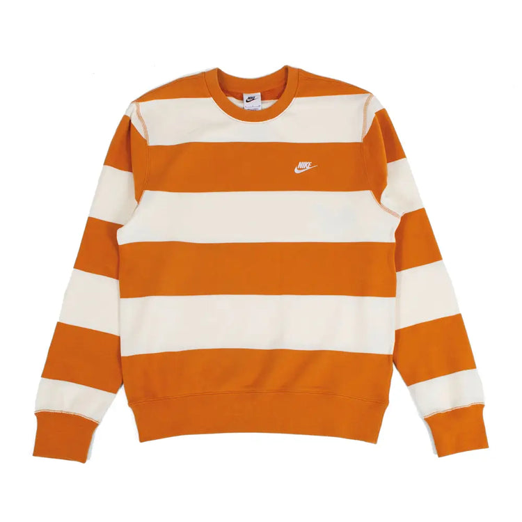 NIKE Club Stripped Crewneck Sweatshirt FN3106-224