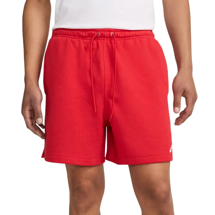 NIKE Club Flow French Terry Shorts Red FN3520-657