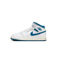 JORDAN Air Jordan 1 Mid Se Industrial Blue (Gs) FN7432-141