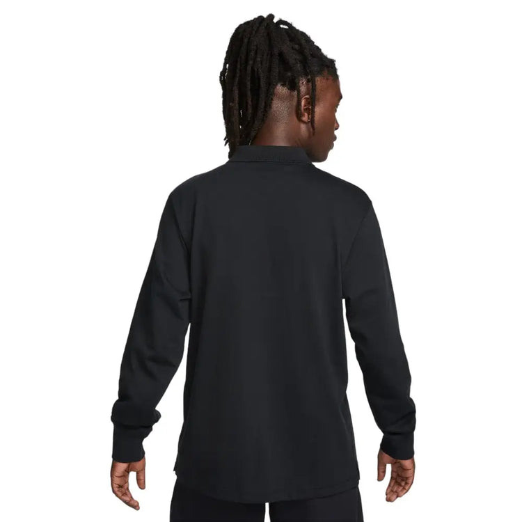 NIKE Club Long-Sleeve Knit Polo FQ3417-010