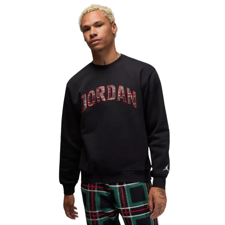 JORDAN Essential Holiday Fleece Crew Sweat FV7460-010