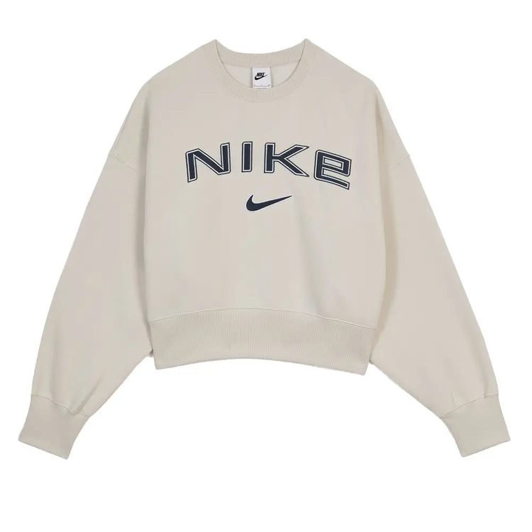 NIKE Sportswear Over-Oversized Crew-Neck Logo Sweatshirt FV7674-104