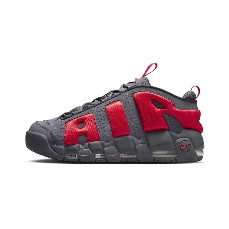 NIKE Air More Uptempo Low Dark Grey Light Crimson FZ3055-002