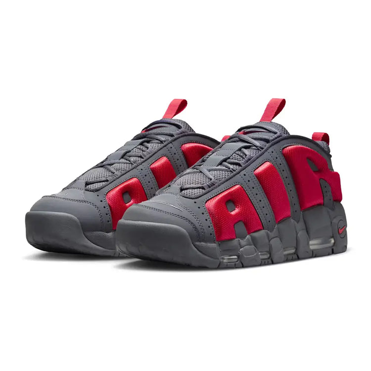 NIKE Air More Uptempo Low Dark Grey Light Crimson FZ3055-002