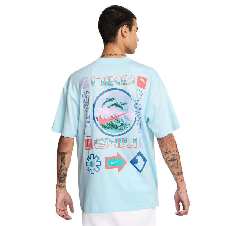 NIKE Sportswear M90 T-Shirt Sky Blue HJ0762-474