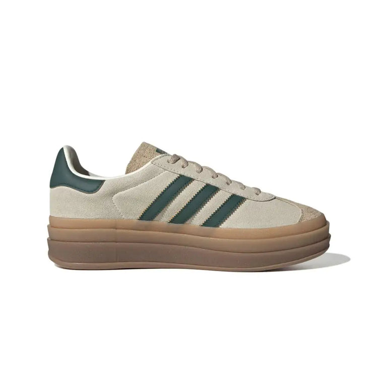 ADIDAS Gazelle Bold Magic Beige Collegiate Green ID7056