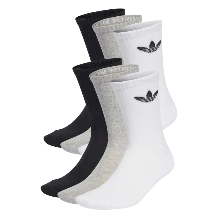 ADIDAS Trefoil Cushion Crew Socks (6 Pairs) IJ5620