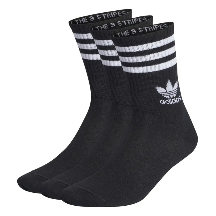 ADIDAS Mid Cut Socks (3 Pairs) IL5022