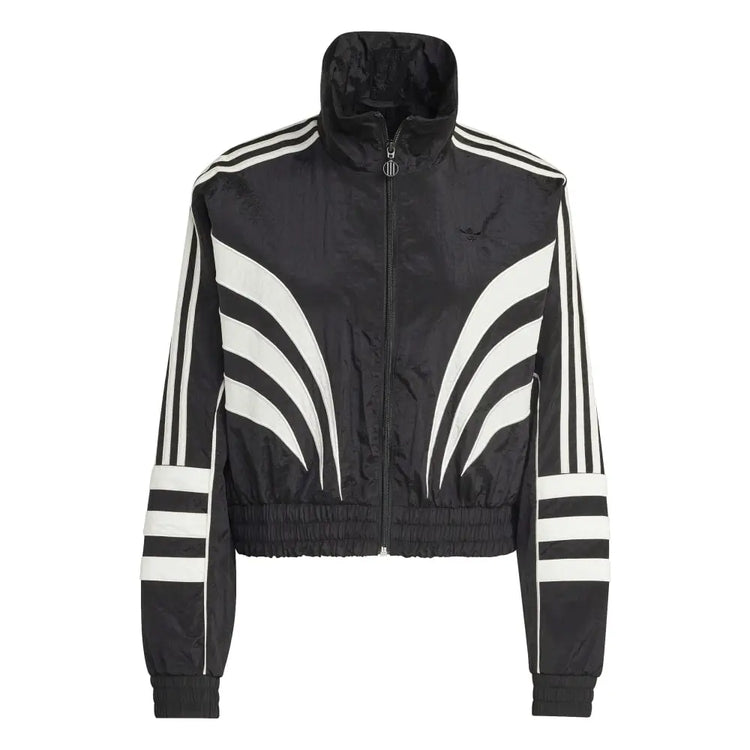 ADIDAS Atlanta Cut Line Loose Nylon Track Jacket IW5511