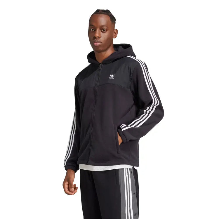 ADIDAS Adicolor 3-Stripes Teddy Fleece Hoodie IZ4802