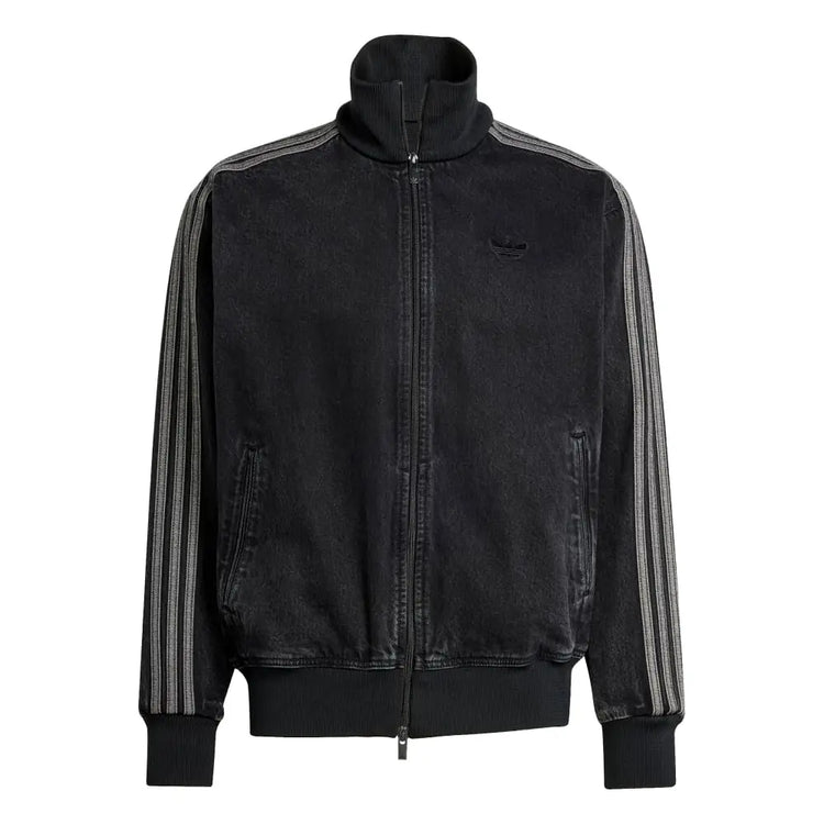 ADIDAS Adicolor Denim Firebird Track Jacket Black JC6717