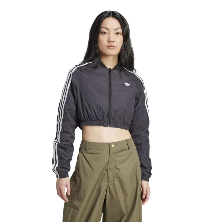 ADIDAS Adicolor Teamgeist Cropped Track Jacket Black JD0264