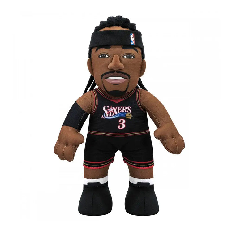 Bleacher Creatures Philadelphia 76Ers Allen Iverson 10" Plush Figure P1-NBH-76R-AI2X