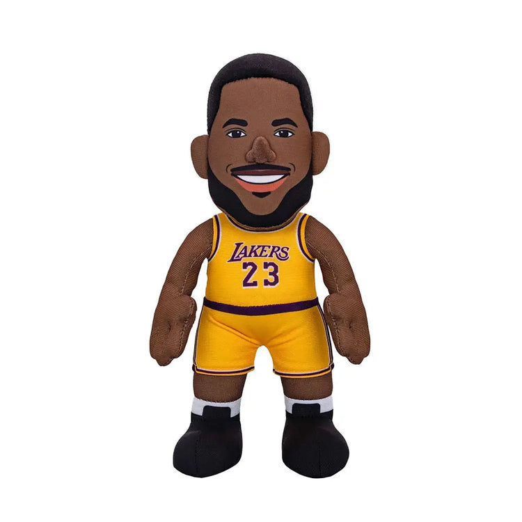 Bleacher Creatures Los Angeles Lakers Lebron James 10" Plush Figure (Gold) #23 P1-NBP-LAK-LJAX